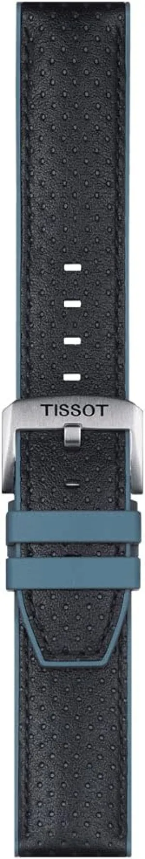 Tissot T852046785 22mm Lug Black Leather Strap