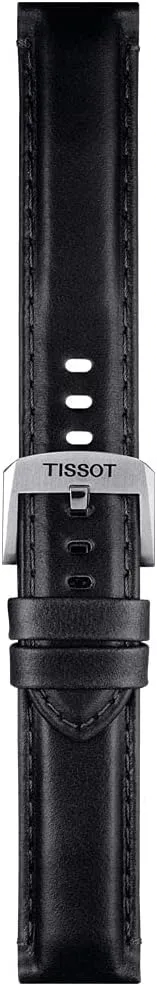 Tissot T852046834 20mm Lug Black Leather Strap