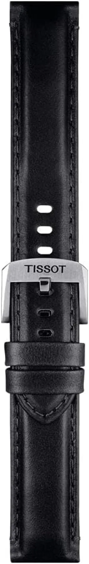 Tissot T852046834 20mm Lug Black Leather Strap