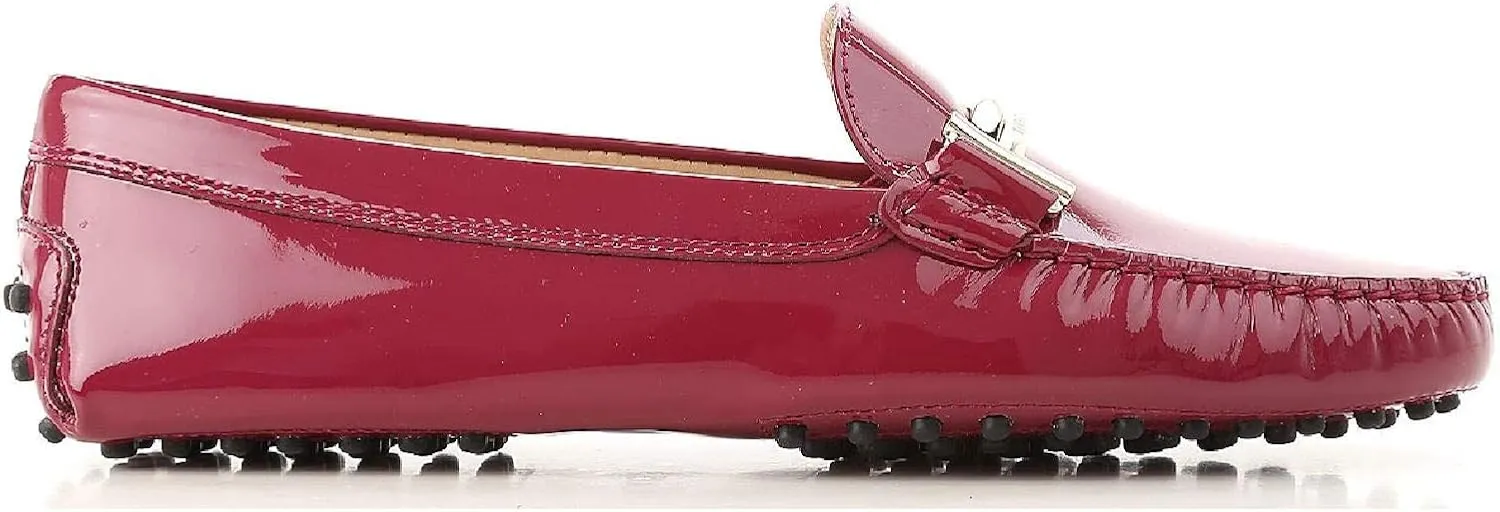 Tod's Women's Patent Leather Moccasins Shoes