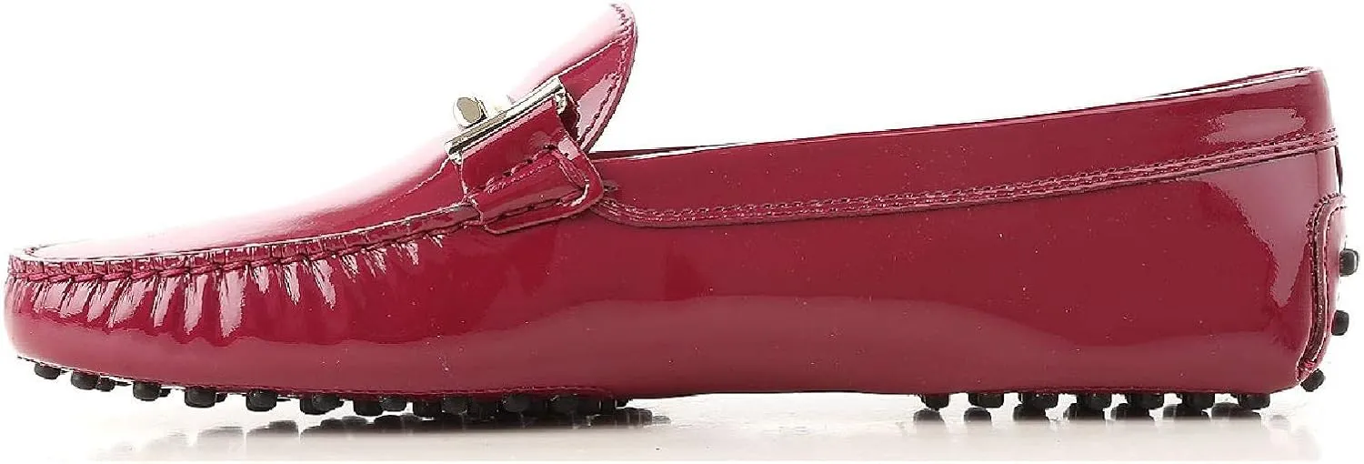 Tod's Women's Patent Leather Moccasins Shoes
