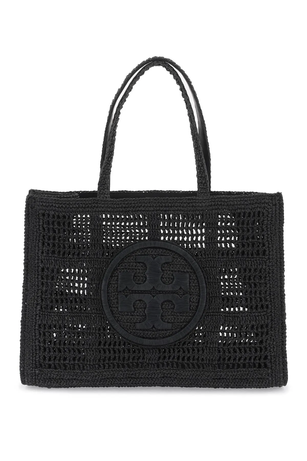 TORY BURCH Ella Woven Raffia Tote Handbag - 43.5cm x 33cm x 13cm