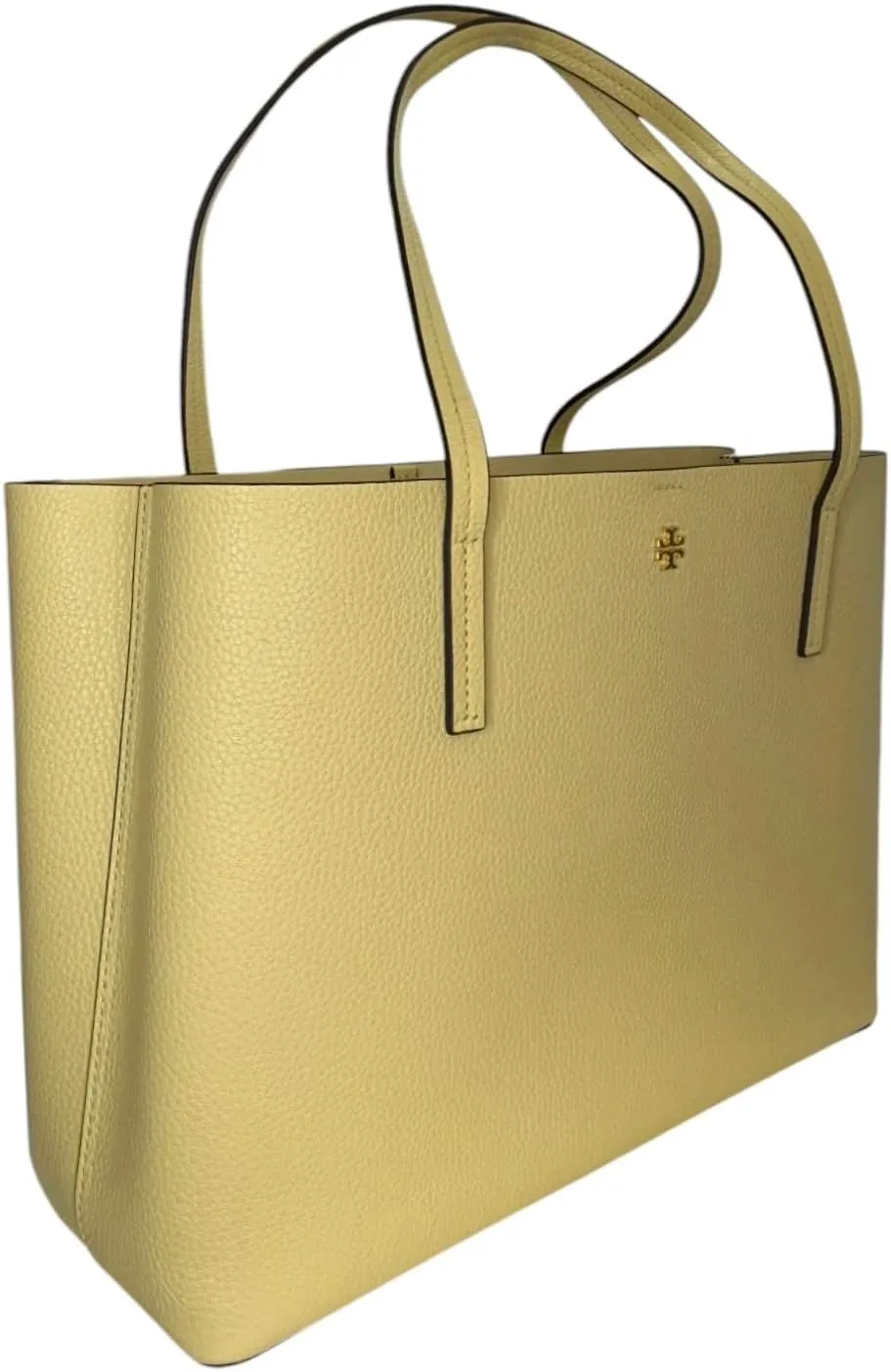 Tory Burch Women's Blake Pebbled Leather Center Zip Tote Purse