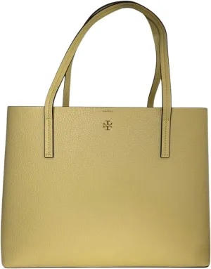 Tory Burch Women's Blake Pebbled Leather Center Zip Tote Purse
