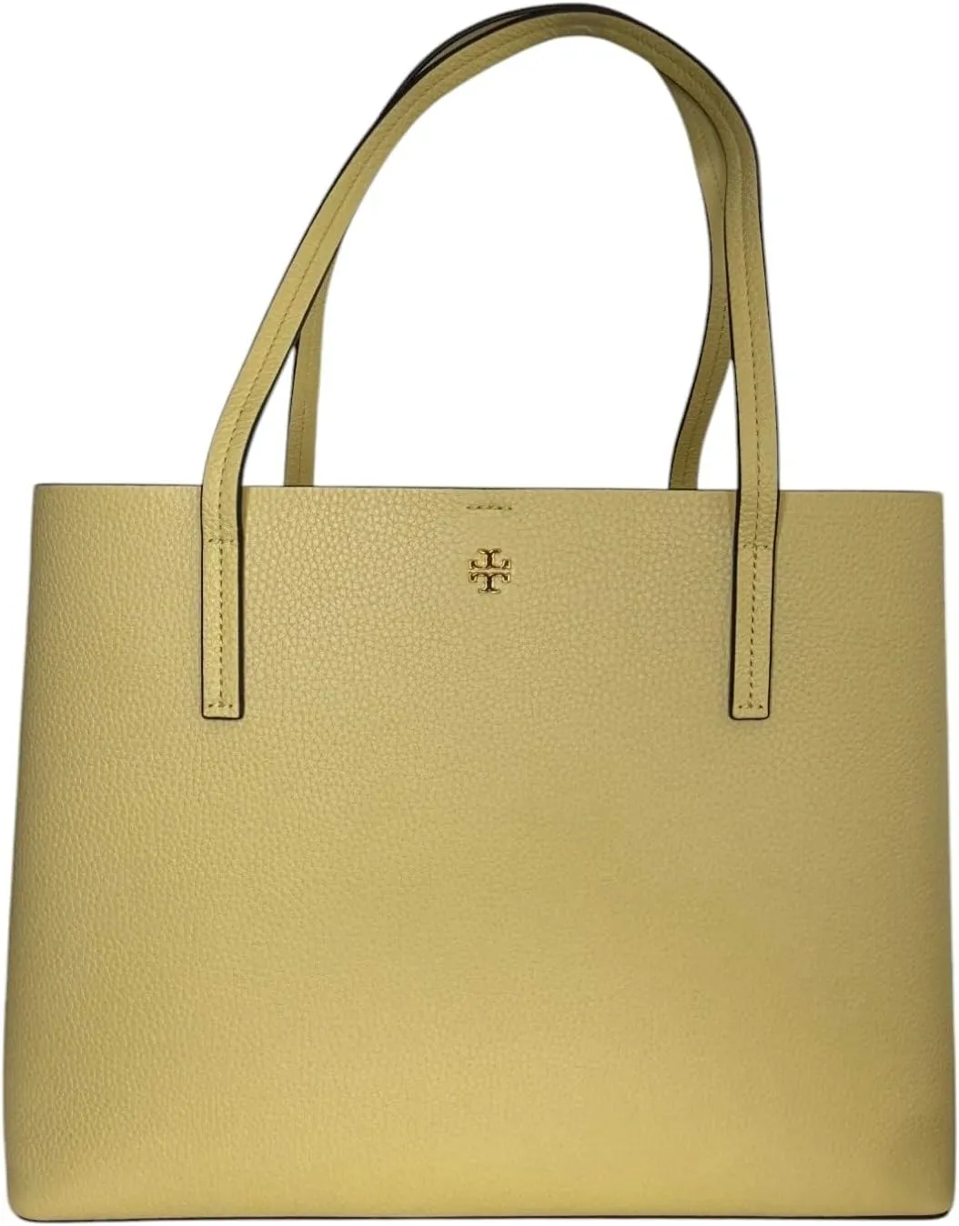 Tory Burch Women's Blake Pebbled Leather Center Zip Tote Purse