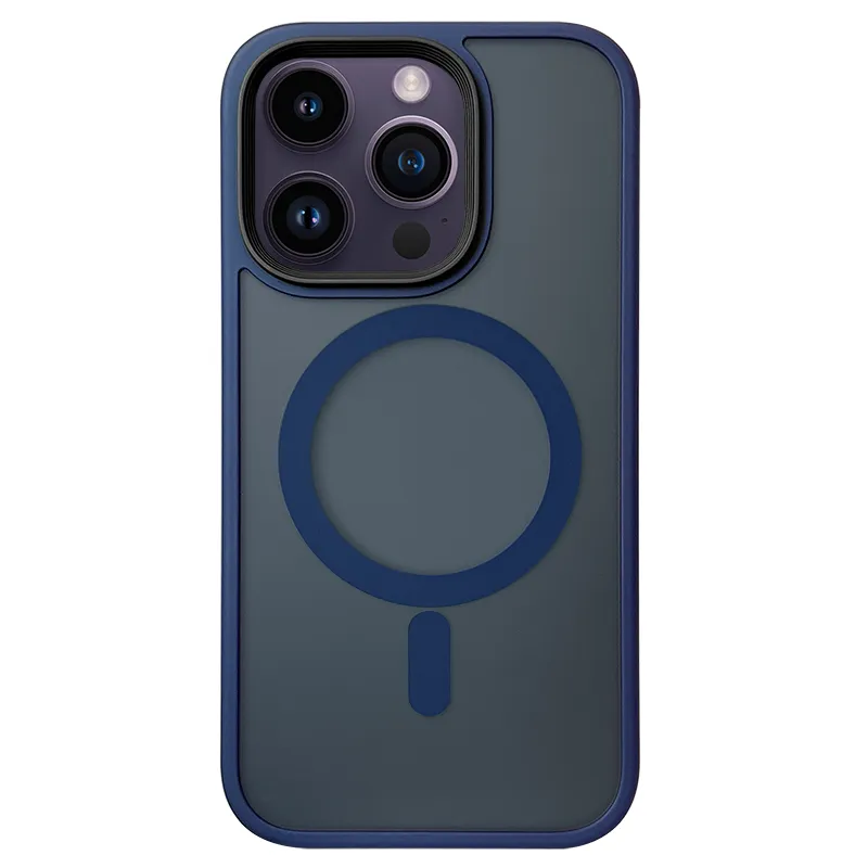 Translucent Matte Magsafe Magnetic Wireless Charging Phone Case For iPhone
