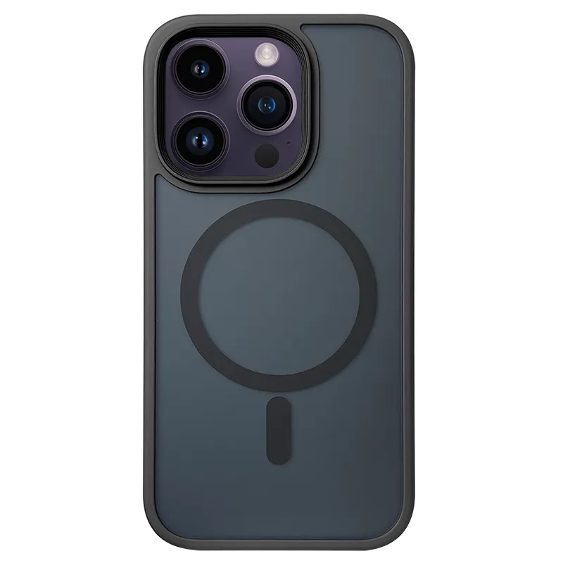 Translucent Matte Magsafe Magnetic Wireless Charging Phone Case For iPhone