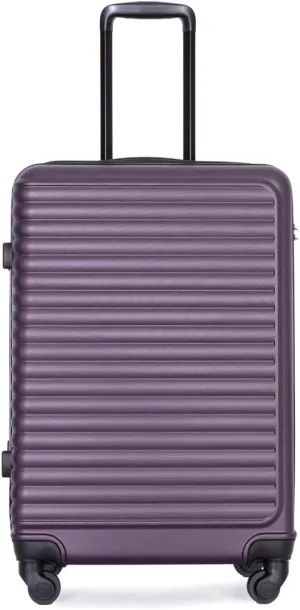 Travelhouse luggage,Hardside Carry On Travel Suitcase with Spinner Wheels, Multi-directional Spinner Wheels Uprigth Lightweight Underseater for Airplanes (Purple)
