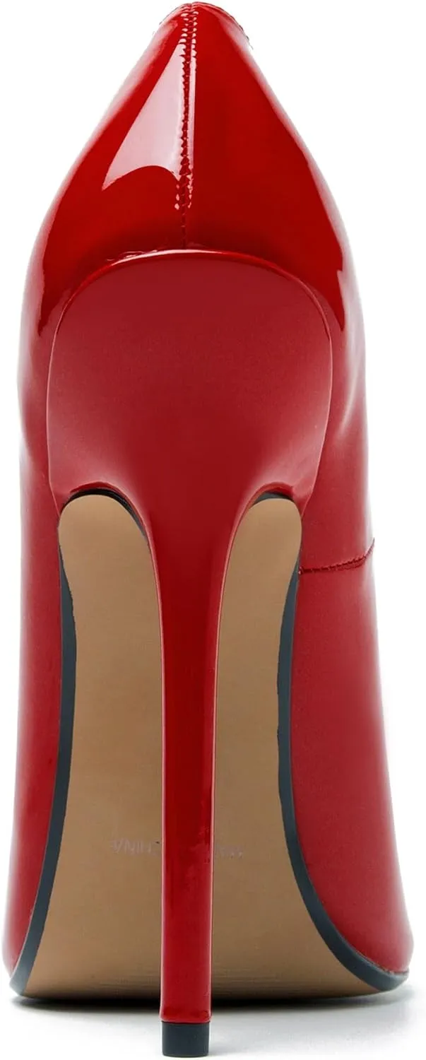 Unisex Men's Women's Round Toe High Heels Stiletto Pumps Dress Party Shoes