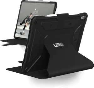 URBAN ARMOR GEAR UAG Protective Folio iPad Pro Case 12.9-inch (3rd Gen, 2018) Metropolis [Black] Rugged Slim Heavy-Duty Tough Case Cover Multi-Viewing Angles Stand Military Drop Tested Tablet Case
