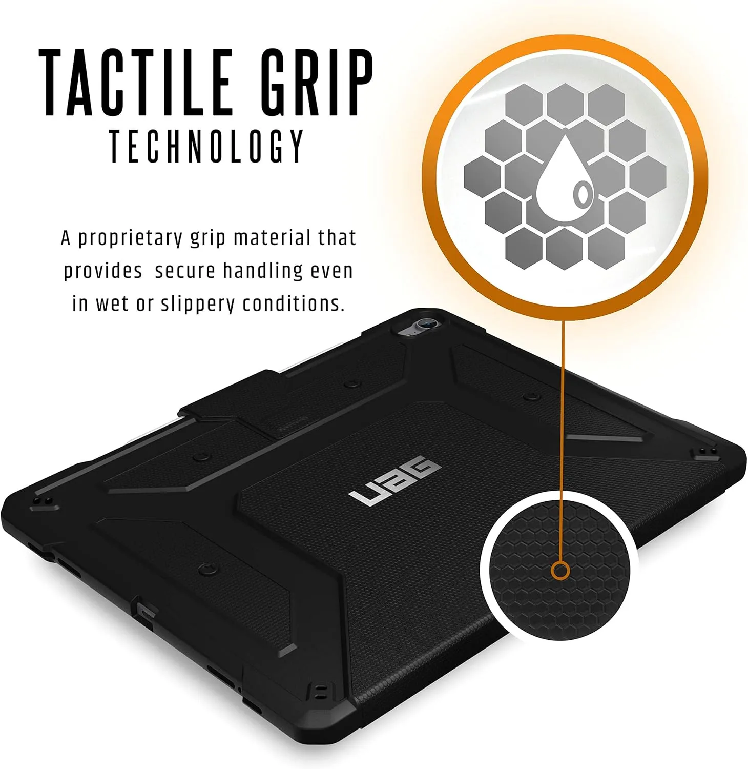 URBAN ARMOR GEAR UAG Protective Folio iPad Pro Case 12.9-inch (3rd Gen, 2018) Metropolis [Black] Rugged Slim Heavy-Duty Tough Case Cover Multi-Viewing Angles Stand Military Drop Tested Tablet Case