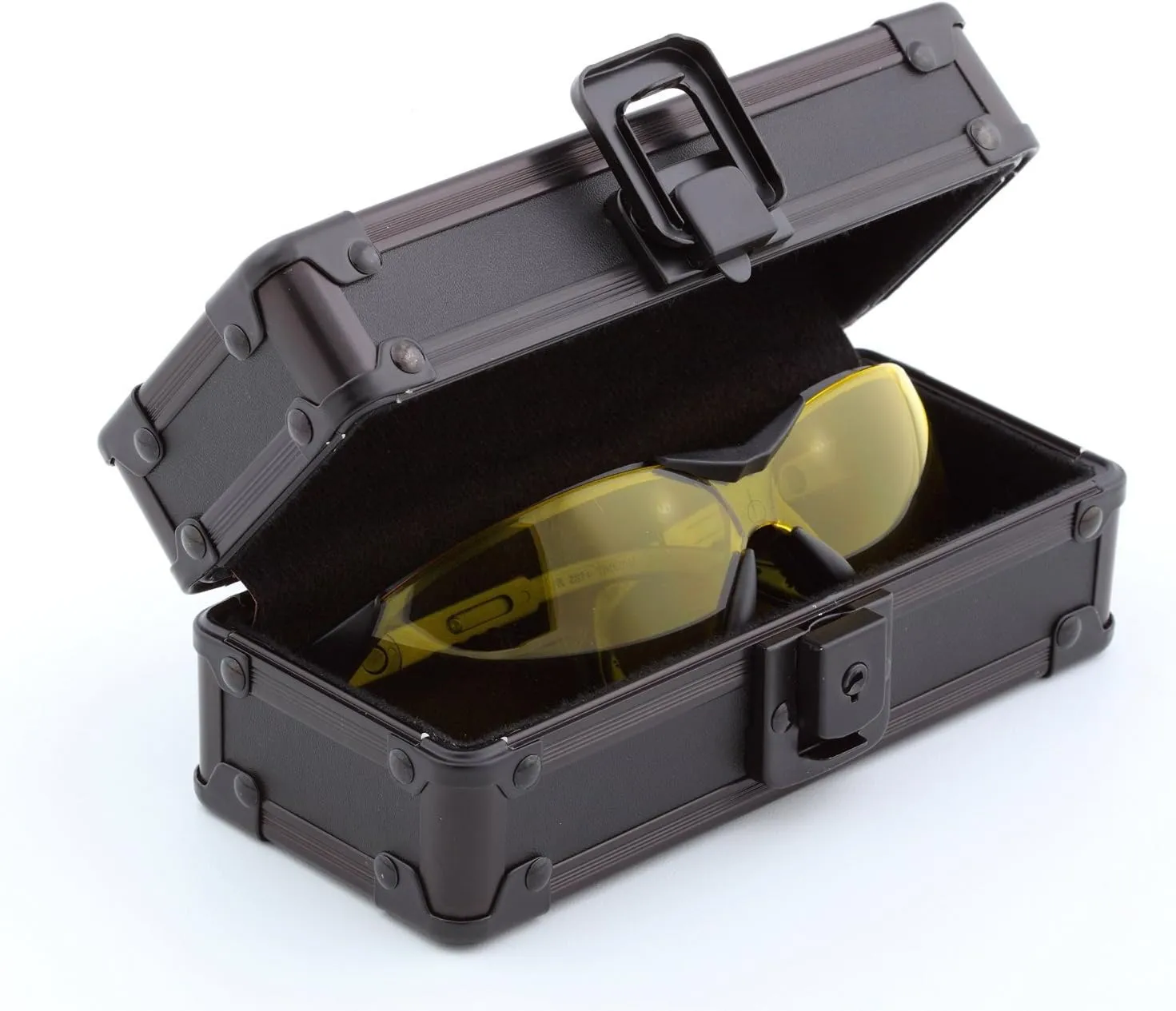 Vaultz Locking Sports Sunglass Case, Tactical Black (VZ03632)