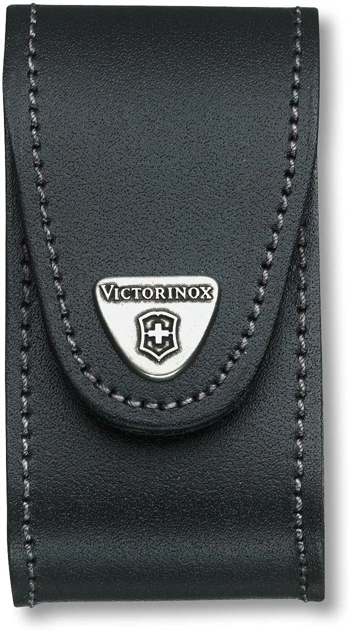 Victorinox Leather Pouch - 5-8 Layer, Black
