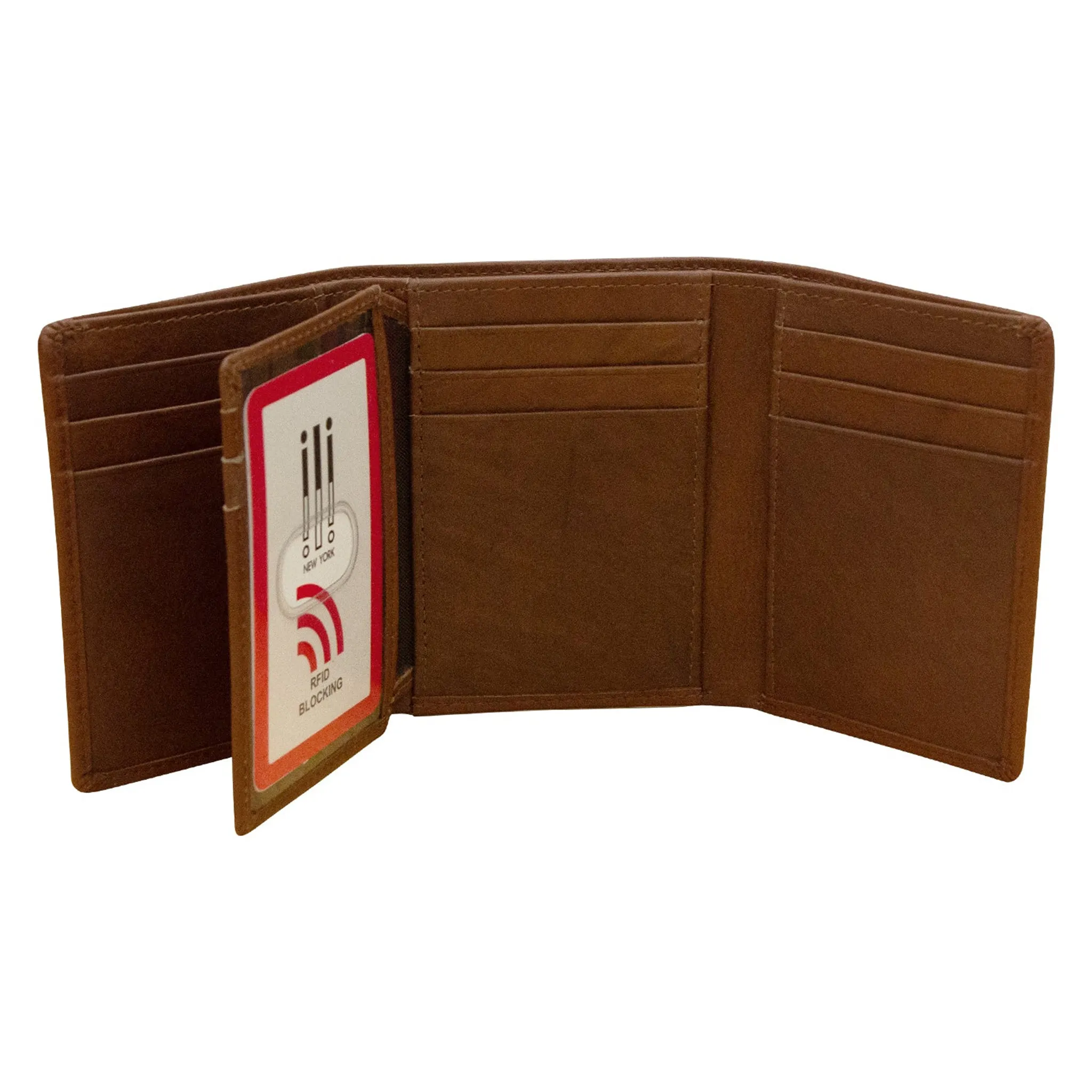 Wallet Trifold Men's w/Cntr Flip 7733