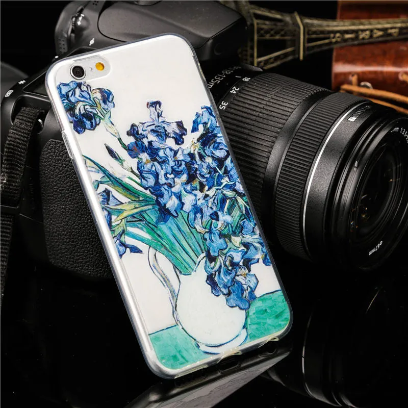 Watercolour Drawing Soft TPU iPhone Protection Cases