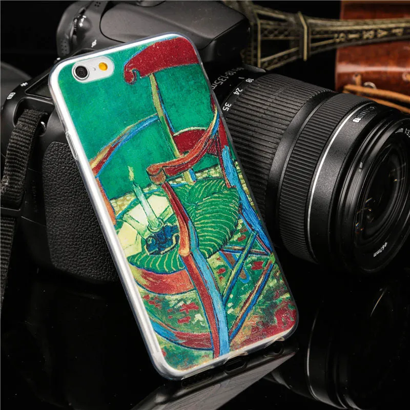 Watercolour Drawing Soft TPU iPhone Protection Cases