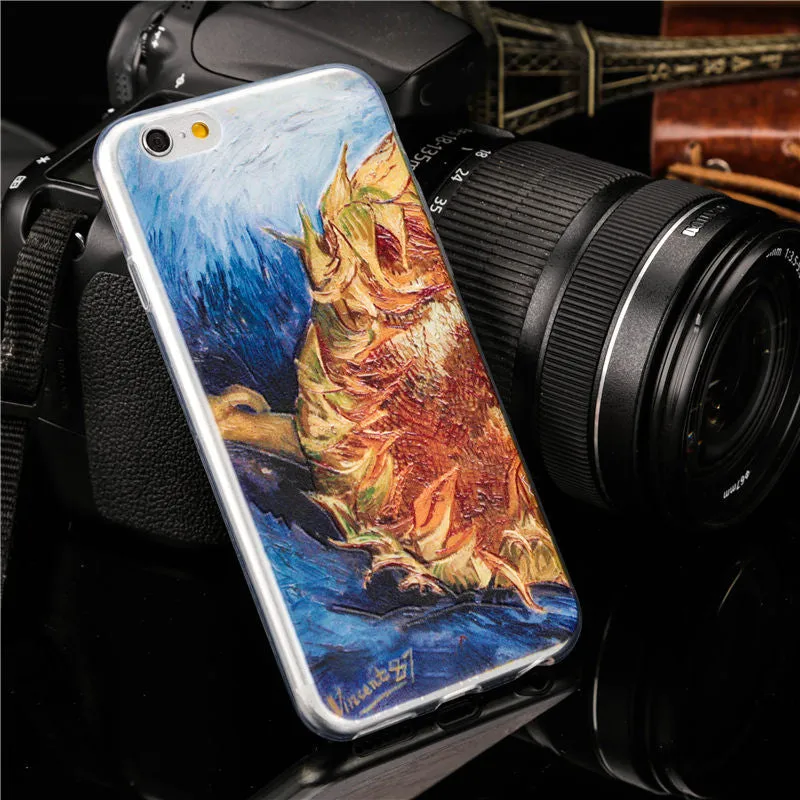 Watercolour Drawing Soft TPU iPhone Protection Cases