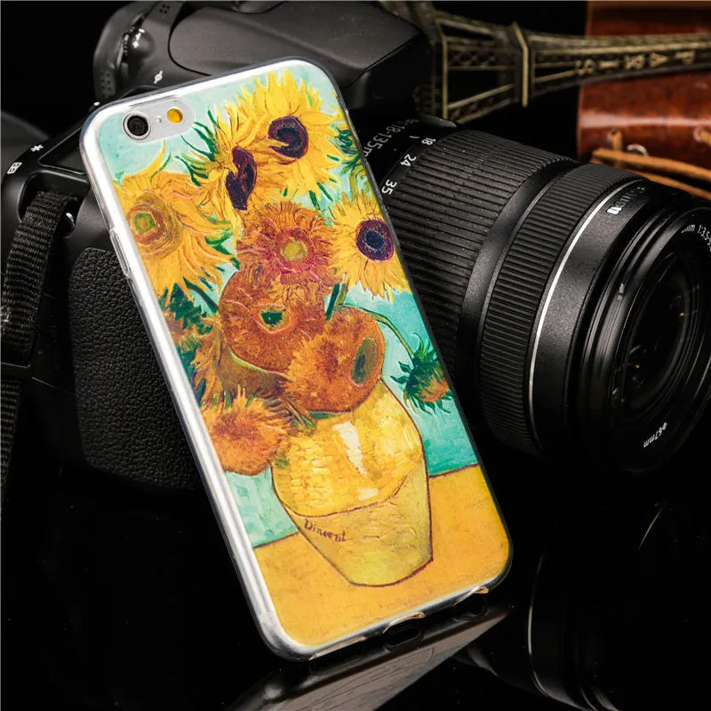 Watercolour Drawing Soft TPU iPhone Protection Cases