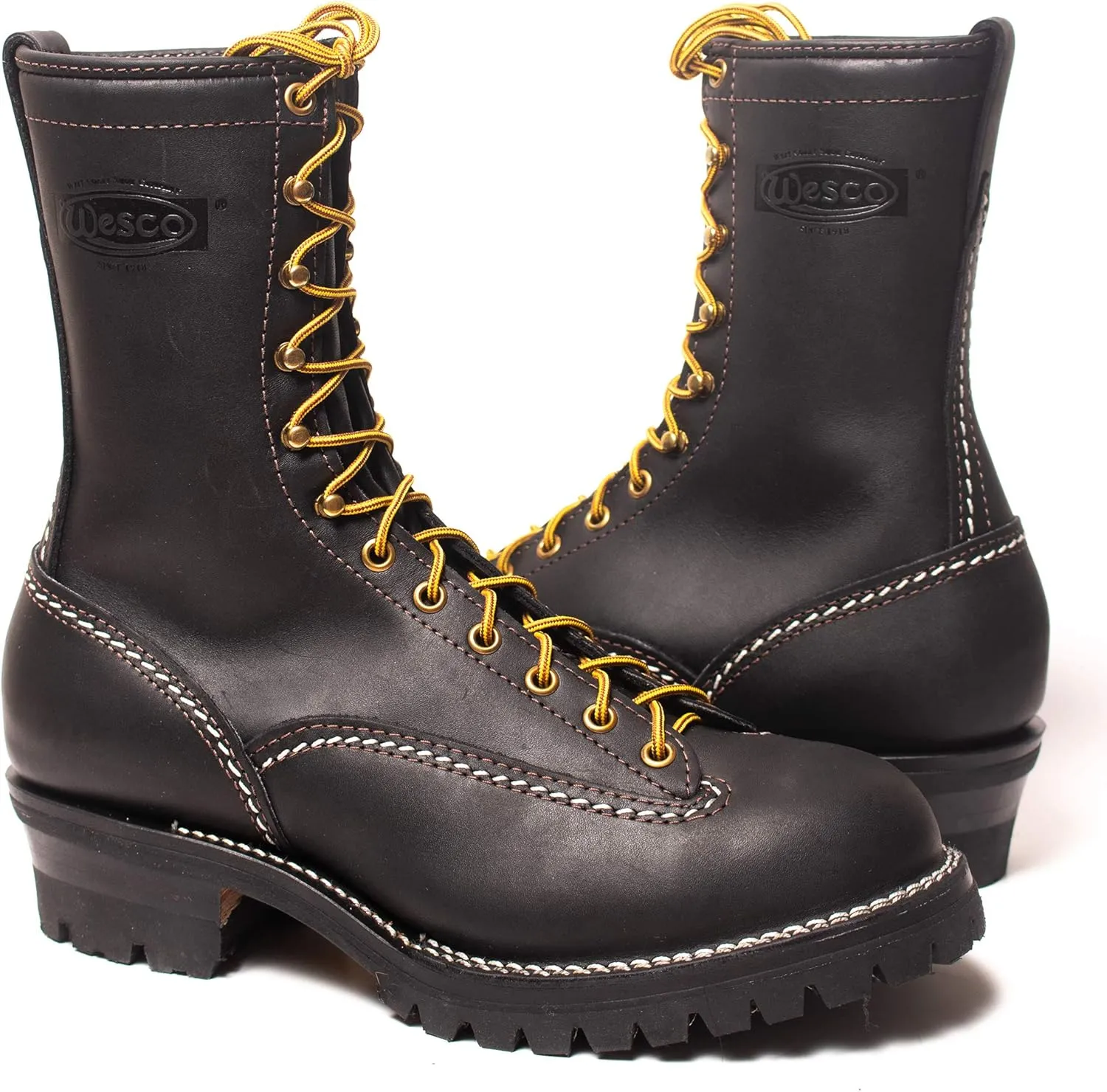 Wesco Jobmaster 10" Black Boots