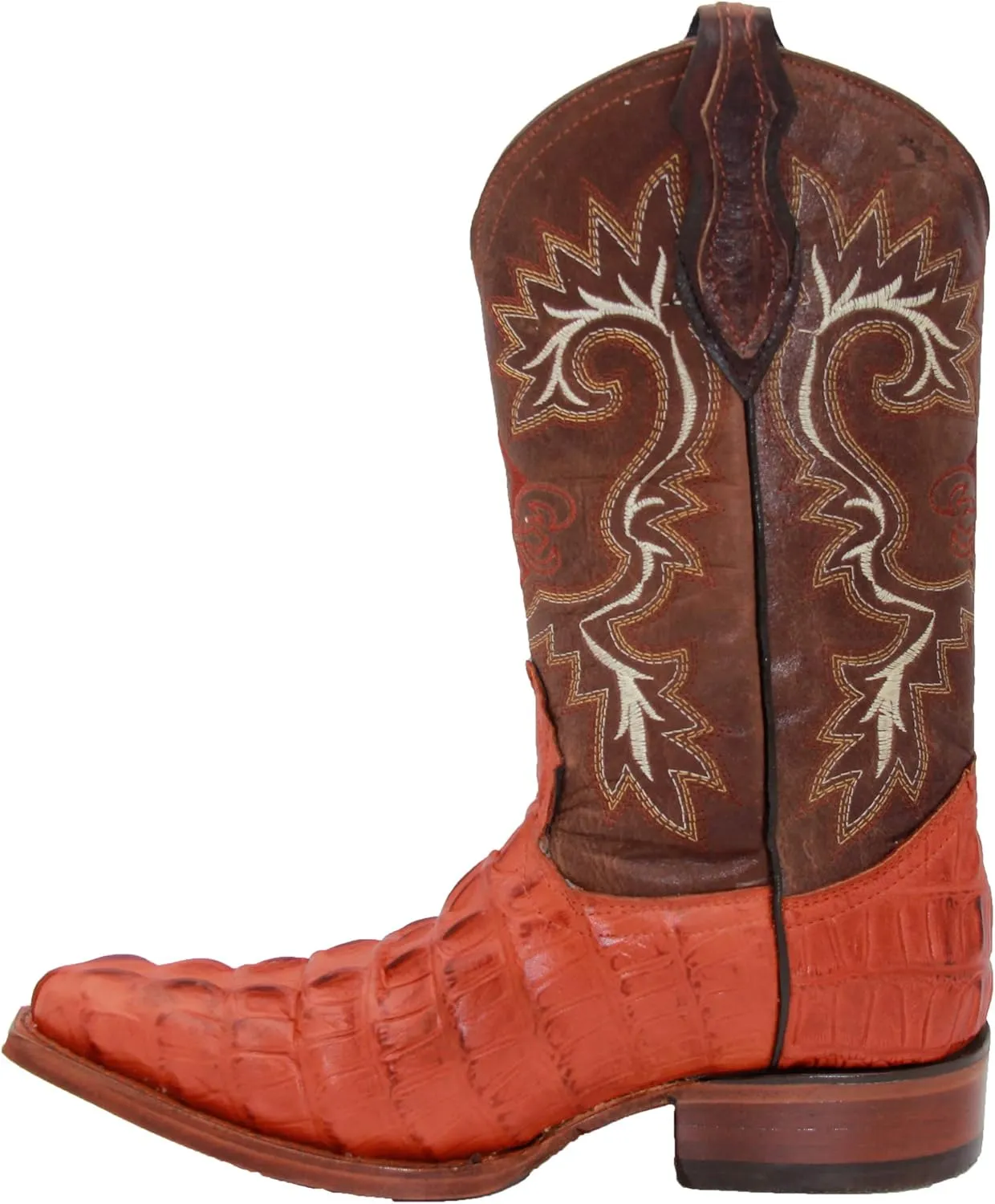 Western Shops Luxury Mens Leather Crocodile Alligator Print Snip Toe Western Cowboy Boots