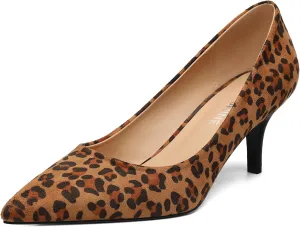 Women's Pumps Pointed Closed Toe Low Heels Comfortable Dress Shoes for Work Business Office Wedding Casual 2.3 Inch