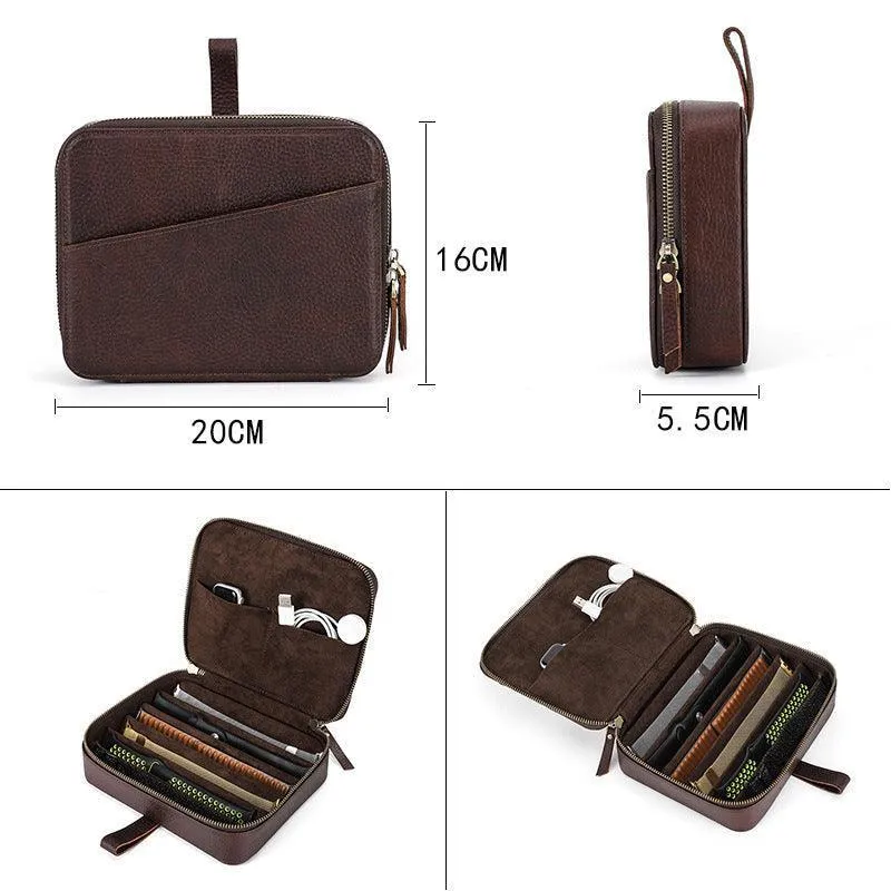 Woosir Leather Watch Band Portfolio for 6 Bands