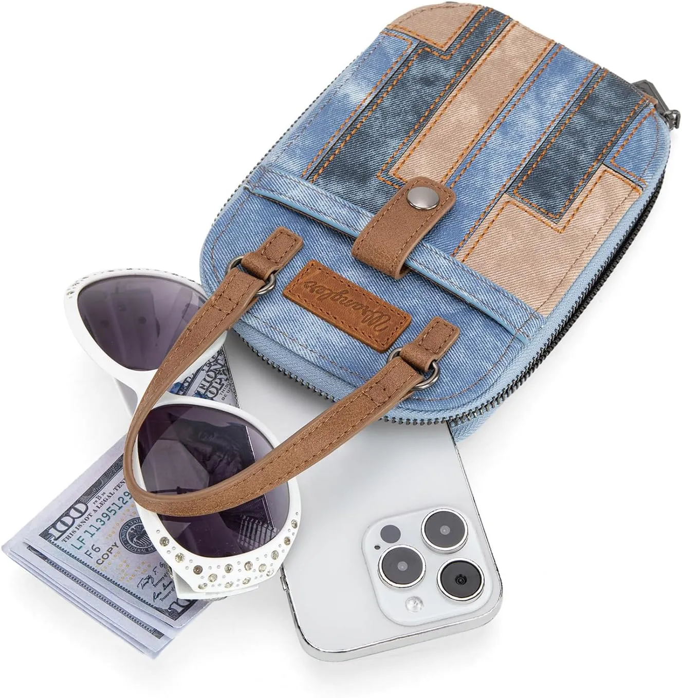 Wrangler Mini Cellphone Purse Crossbody Phone Bag for Women
