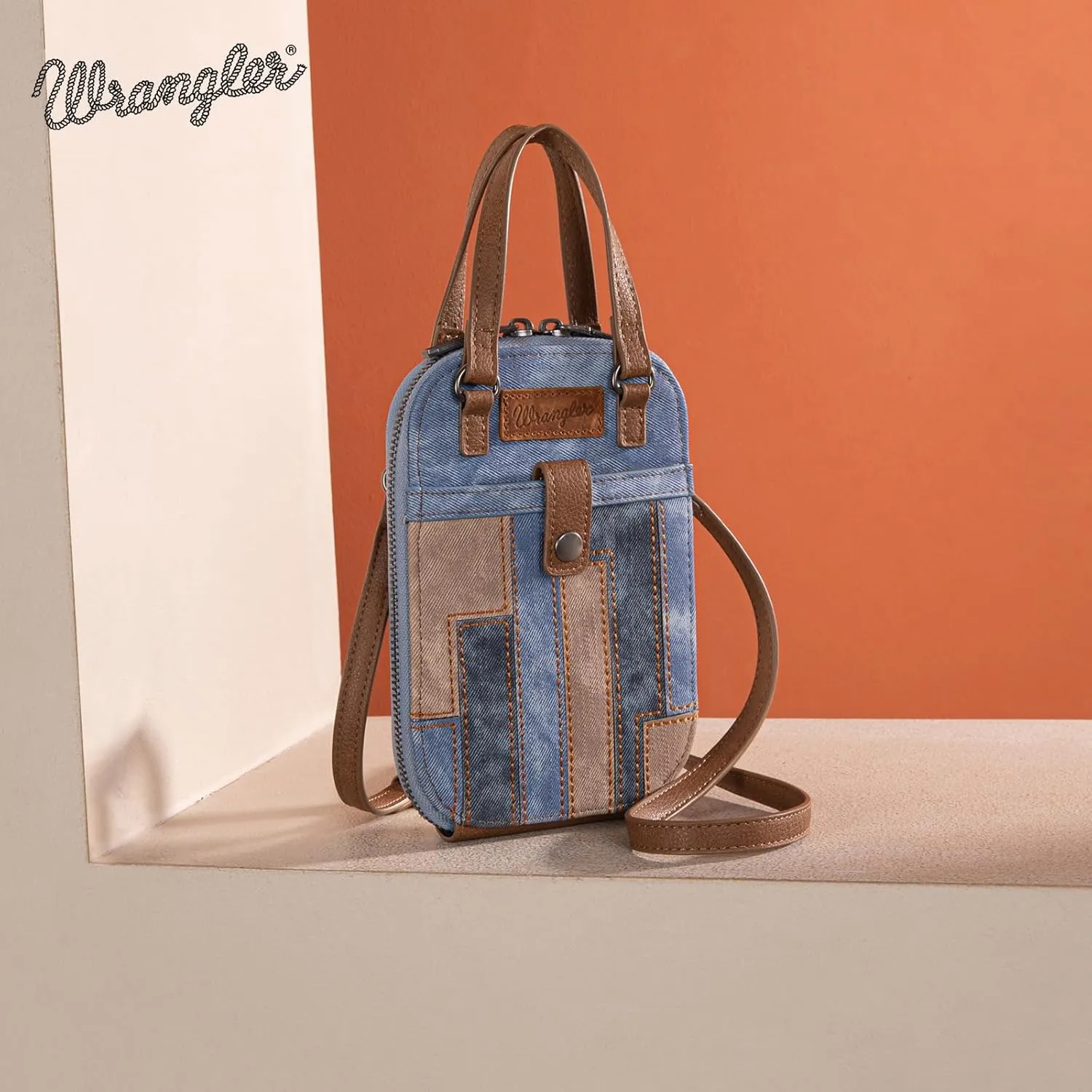 Wrangler Mini Cellphone Purse Crossbody Phone Bag for Women