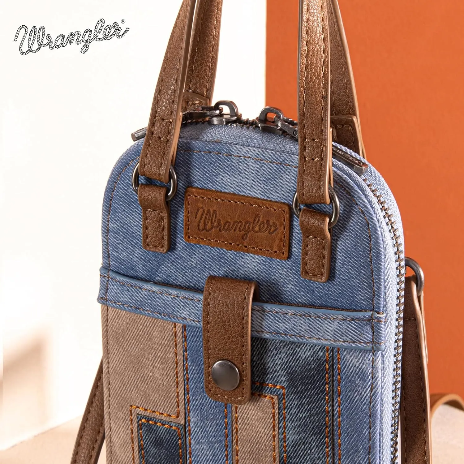 Wrangler Mini Cellphone Purse Crossbody Phone Bag for Women