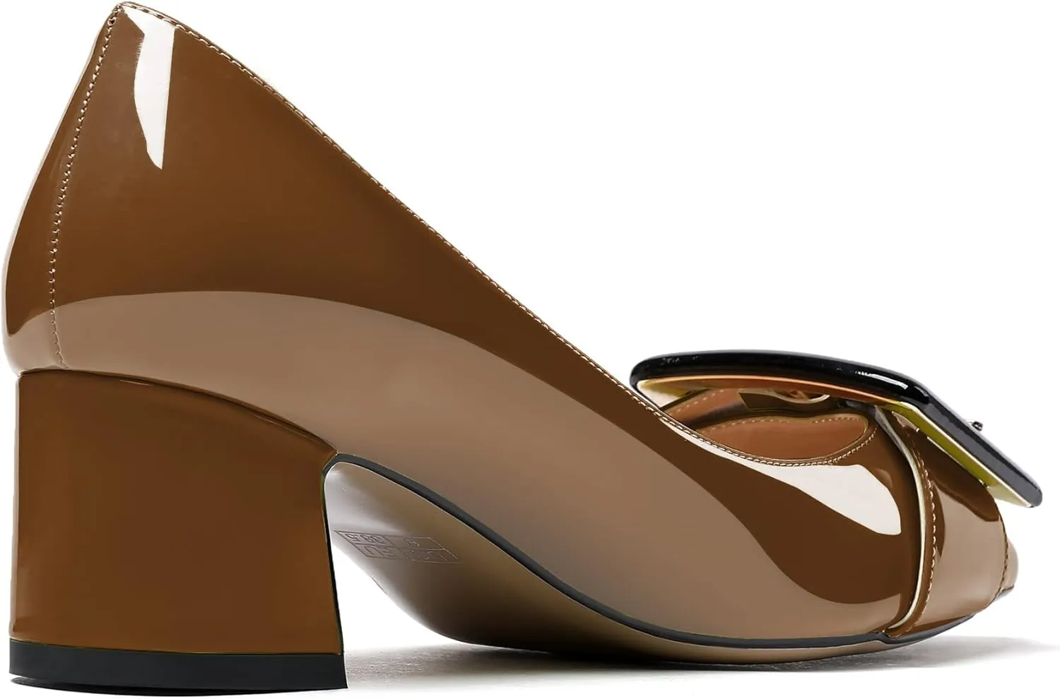 YODEKS Women’s Pointed Toe Pumps,2 Inches Chunky Block Heels Pumps,2 inches Classic Office Daily Dress Shoes