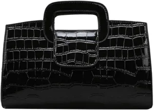 ZLMBAGUS Women Vintage Flap Tote Top Handle Satchel Handbags PU Leather Clutch Purse Shoulder Bag