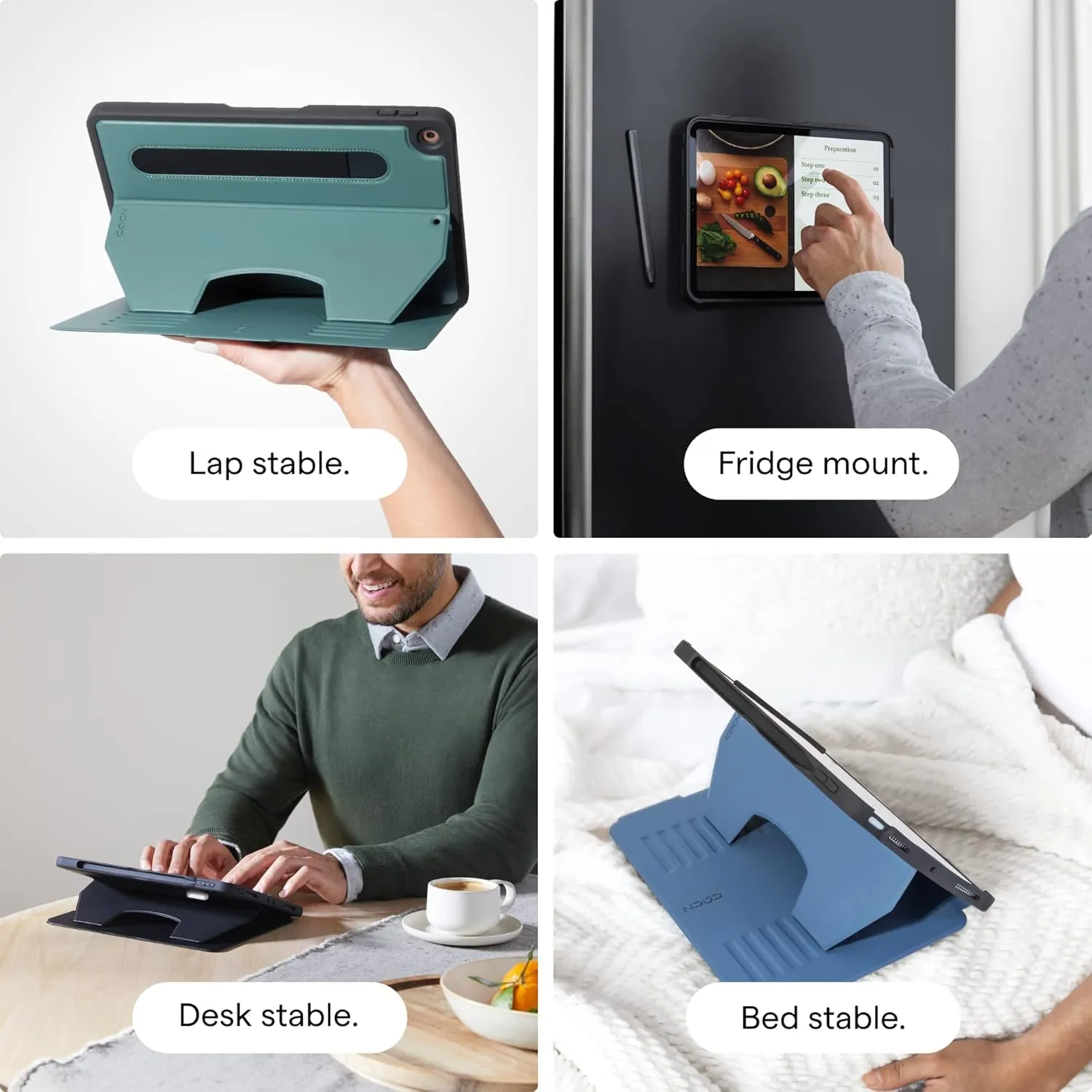 ZUGU CASE for iPad 10.9 Inch Case iPad 11th/10th Generation (A16 2025/2022), Magnetic Stand & Sleep/Wake Cover for 11th/10th Gen iPad, Model #s A3354, A3355, A3356, A2696, A2757, A2777, Slate Blue