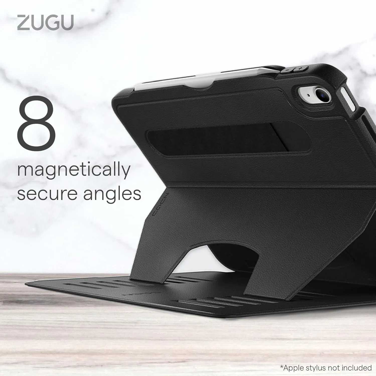 ZUGU CASE for iPad Air 11 (M3 2025 / M2 2024) iPad Air 4 & 5 10.9 Inch (2020/2022) - Protective, Ultra Thin, Magnetic Stand, Sleep/Wake Cover with Apple Pencil Charging & Storage - Olive Green